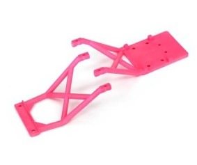 Traxxas Skid Plates (Pink) (Front & Rear) Stampede