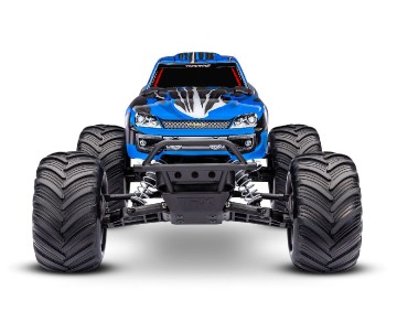Traxxas Stampede 1/10 Monster Truck RTR Extreme Heavy Duty with TQ 2.4GHz Radio System and XL-5 ESC (Fwd/Rev) Includes 7-Cell NiMH 3000mAh Traxxas Battery and 4-amp USB-C Charger w/ iD - Blue-X