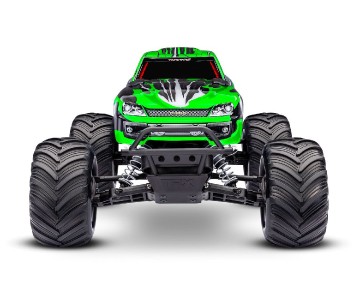 Traxxas Stampede 1/10 Monster Truck RTR Extreme Heavy Duty with TQ 2.4GHz Radio System and XL-5 ESC (Fwd/Rev) Includes 7-Cell NiMH 3000mAh Traxxas Battery and 4-amp USB-C Charger w/ iD - Green-X