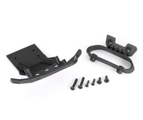 Traxxas Bumper, Front/ Bumper Mount/ 4X12 Ccs (2)/ 4X22 BCS (2)/ 3X12 BCS (2) (Fits 2WD Stampede) (For Led Light Kit Installation)