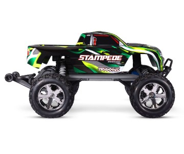 Traxxas Stampede: 1/10 Scale Monster Truck.  Ready-To-Race with TQ™ 2.4GHz radio system and BL-2s™ brushless ESC (fwd/rev).