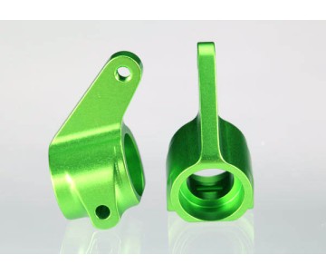 Traxxas Aluminum Steering Blocks w/Ball Bearings (Green) (2)