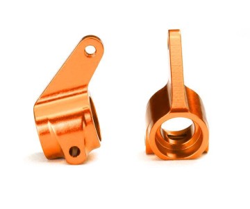 Traxxas Aluminum Steering Blocks w/Ball Bearings (Orange) (2)