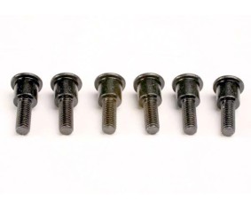 Traxxas Attachment screws, shock (3x12mm shoulder screws) (6)