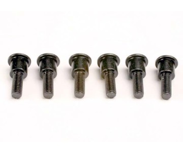 Traxxas Attachment screws, shock (3x12mm shoulder screws) (6)