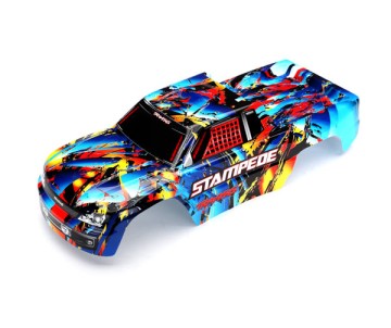 Traxxas Body, Stampede, Rock n' Roll (painted, decals applied)