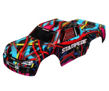 Traxxas Body, Stampede, Hawaiian graphics (painted, decals applied)