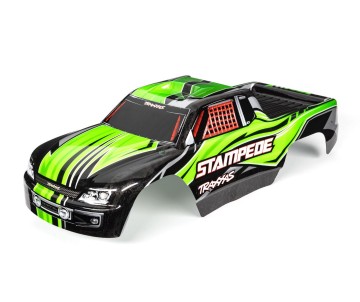 Traxxas Body, Stampede (Also Fits Stampede VXL), Green (Painted, Decals Applied)