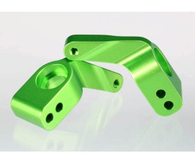 Traxxas Aluminum Stub Axle Carriers (Green) (2)