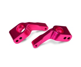 Traxxas Aluminum Stub Axle Carriers (Pink) (4) / 5x11mm ball bearings (4)