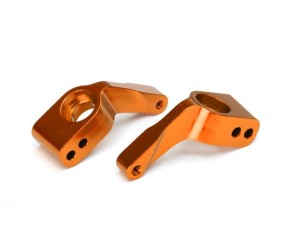 Traxxas Aluminum Stub Axle Carriers (Orange) (4)