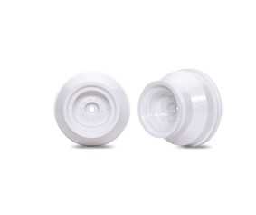 Traxxas Wheels, white, dual profile (2.0
