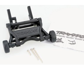 Traxxas Wheelie bar, assembled (black) (fits Slash, Stampede, Rustler, Bandit series)