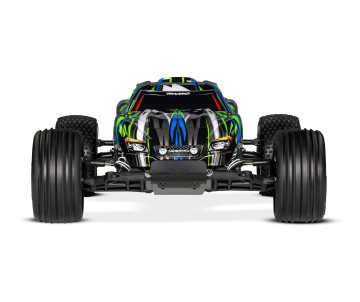 Traxxas Rustler VXL Brushless 1/10 RTR Stadium Truck - Green, Magnum Transmission, TSM, TQi, No Battery/Charger