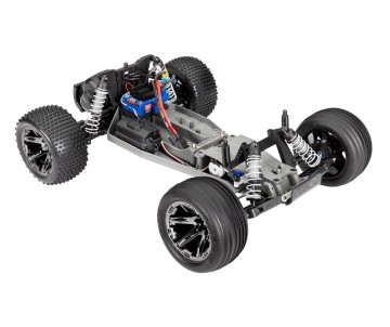 Traxxas Rustler VXL Brushless 1/10 RTR Stadium Truck - Green, Magnum Transmission, TSM, TQi, No Battery/Charger