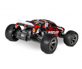 Traxxas Rustler VXL Brushless 1/10 RTR Stadium Truck - Red, Magnum Transmission, TSM, TQi, No Battery/Charger