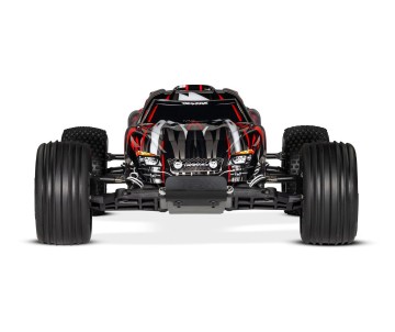 Traxxas Rustler VXL Brushless 1/10 RTR Stadium Truck - Red, Magnum Transmission, TSM, TQi, No Battery/Charger