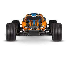 Traxxas Rustler 1/10 Stadium Truck RTR Extreme Heavy Duty with TQ 2.4GHz Radio System and XL-5 ESC (Fwd/Rev)  Includes 7-Cell NiMH 3000mAh Traxxas Battery and 4-amp USB-C Charger w/ iD - Orange