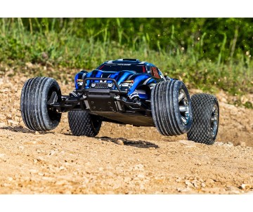 Traxxas 1/10 Rustler 2WD BL-2S Clipless - Blue