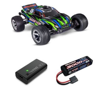 Traxxas 1/10 Rustler 2WD BL-2S Clipless - Green