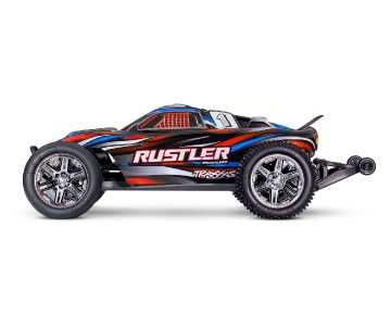 Traxxas 1/10 Rustler 2WD BL-2S Clipless - Red