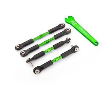 Traxxas Aluminum Turnbuckle Camber Link Set (Green) (4)