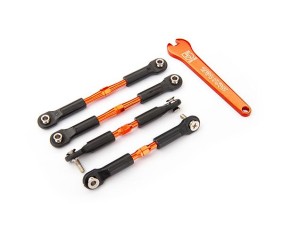 Traxxas Aluminum Turnbuckle Camber Link Set (Orange) (4)