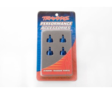 Traxxas Aluminum Ultra Shock Cap (Blue) (4)