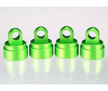 Traxxas Aluminum Ultra Shock Cap (Green) (4)