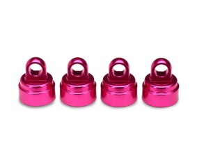 Traxxas Aluminum Ultra Shock Cap (Pink) (4)