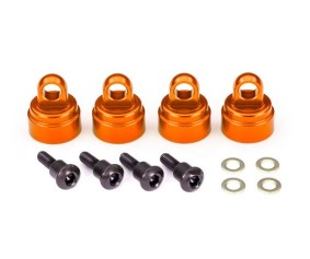 Traxxas Aluminum Ultra Shock Cap (Orange) (4)