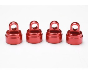 Traxxas Aluminum Ultra Shock Cap (Red) (4)