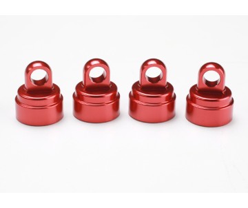 Traxxas Aluminum Ultra Shock Cap (Red) (4)