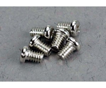 Traxxas Low Speed Spray Bar Screws, 2x4mm Roundhead Machine Screws (6)