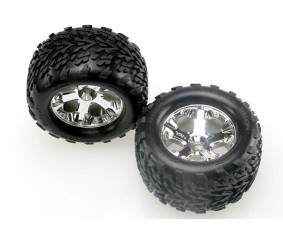 Traxxas Tires & Wheels, Assembled, Glued (2.8