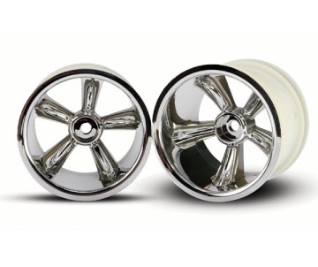 Traxxas 12mm Hex Pro-Star Rear Wheels (2) (Chrome)