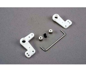 Traxxas Bellcranks (L&R)/ 1.5mm Wire Draglink/ 1.5mm Set Screw Collars (2)