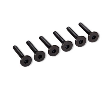 Traxxas Screws, 3x20mm flat-head machine (hex drive) (6)