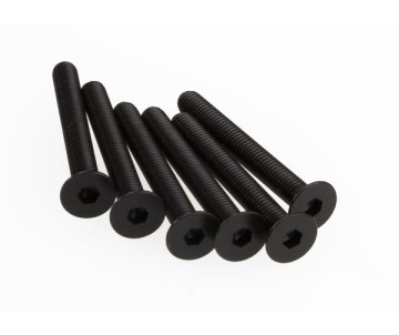 Traxxas Screws, 3x25mm Countersunk Machine (Hex Drive) (6)