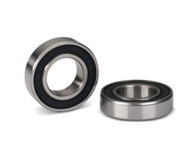 Traxxas Ball bearings, black rubber sealed (10x19x5mm) (2)