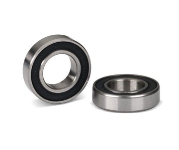 Traxxas Ball bearings, black rubber sealed (10x19x5mm) (2)