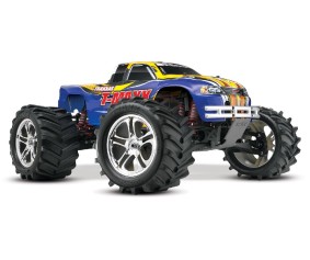 Traxxas T-Maxx Classic 1/10 Scale Nitro Powered 4WD Maxx Monster Truck with TQ 2.4 Ghz Radio System (Blue)