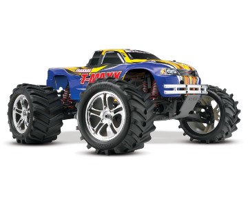 Traxxas T-Maxx Classic 1/10 Scale Nitro Powered 4WD Maxx Monster Truck with TQ 2.4 Ghz Radio System (Blue) Traxxas T-Maxx Classic 1/10 Scale Nitro Powered 4WD Maxx Monster Truck with TQ 2.4 Ghz Radio System (Blue)
