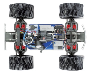 Traxxas T-Maxx Classic 1/10 Scale Nitro Powered 4WD Maxx Monster Truck with TQ 2.4 Ghz Radio System (Red)