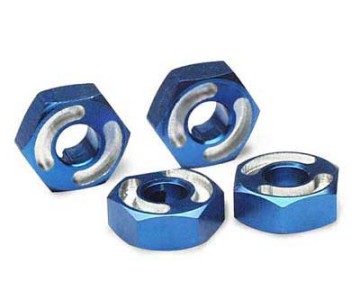 Traxxas Aluminum 14mm Hex Wheel Hubs w/ 2.5x12mm Axle Pins (Blue) (2)