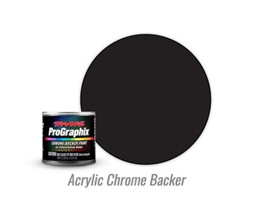 Traxxas Backing Paint, ProGraphix, Black, Acrylic (100mL) 
