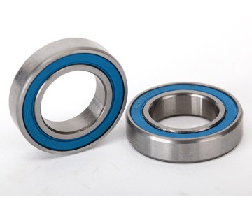 Traxxas Ball bearings, blue rubber sealed (12x21x5mm) (2)