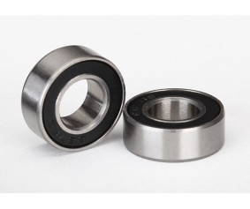 Traxxas Ball bearing, Black rubber sealed (7x14x5mm) (2)