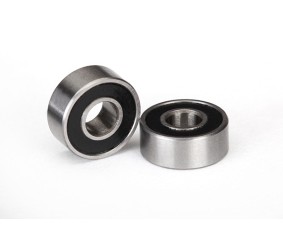 Traxxas Ball bearing, Black rubber sealed (4x10x4mm) (2)