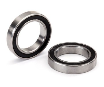 Traxxas Ball bearing, black rubber sealed, stainless (17x26x5) (2)